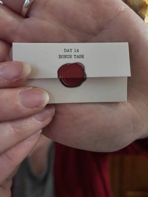 #TMDay14 My submission for the bonus task on day 14 of my Taskmaster Advent Calendar. Can I get extra points for ribbon and bow?! I'm opening my calendar daily over on youtube. #Taskmaster #TaskmasterAdventCalendar @alexhorne